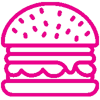 Gourmet burger at Dorothy's Diner Bristol